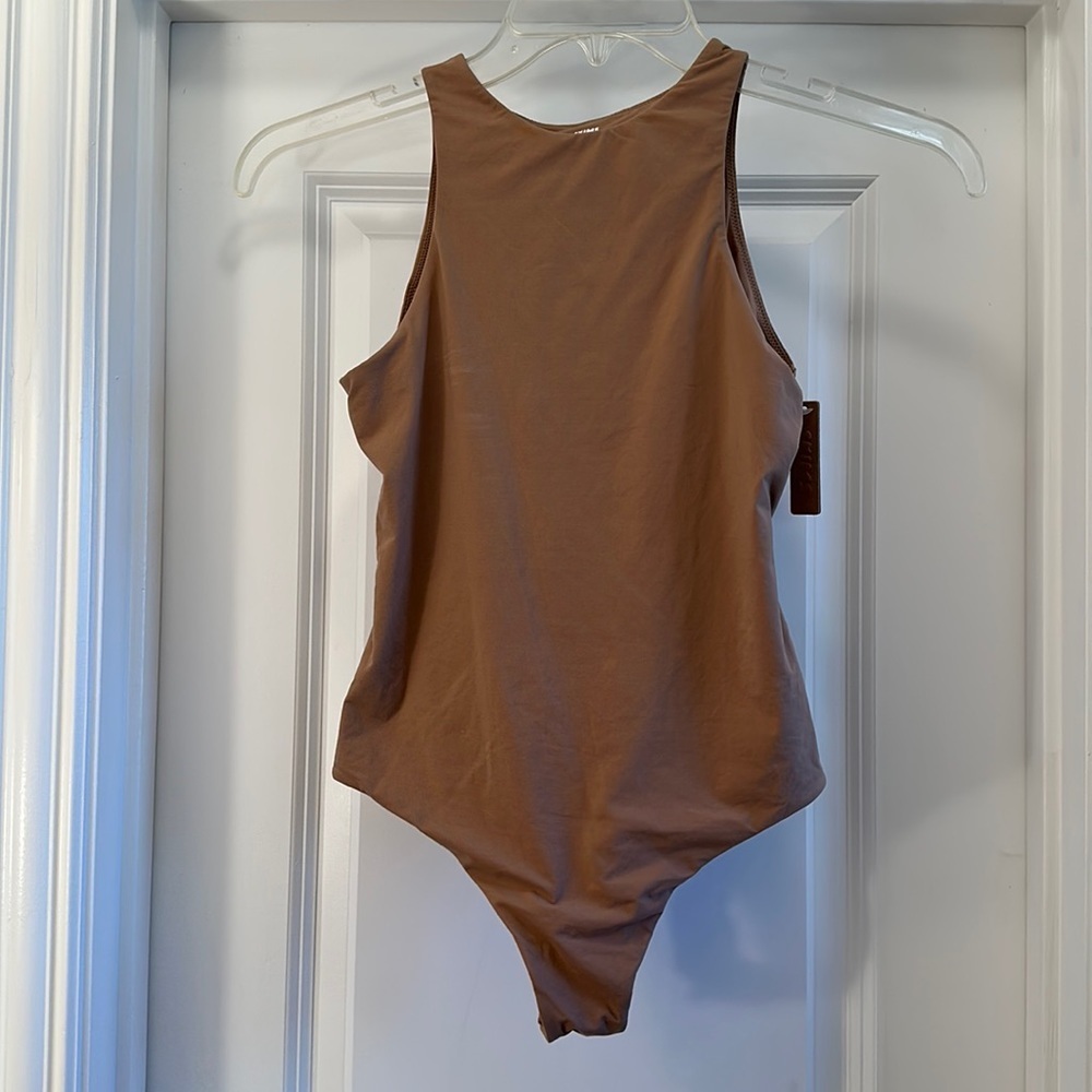 Fits Everybody High Neck Bodysuit //medium // color-Sienna